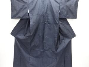 花模様織出し本場泥大島紬着物アンサンブル